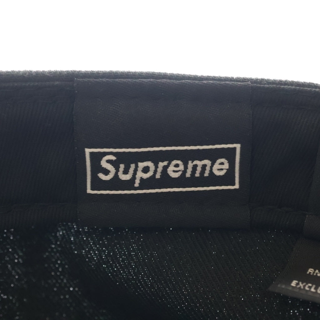 SUPREME(シュプリーム) 22SS ×NEW ERA 2-Tone Box Logo ニューエラ 2トーン ボックスロゴ ベースボール キャップ 帽子 ブラック/ホワイト