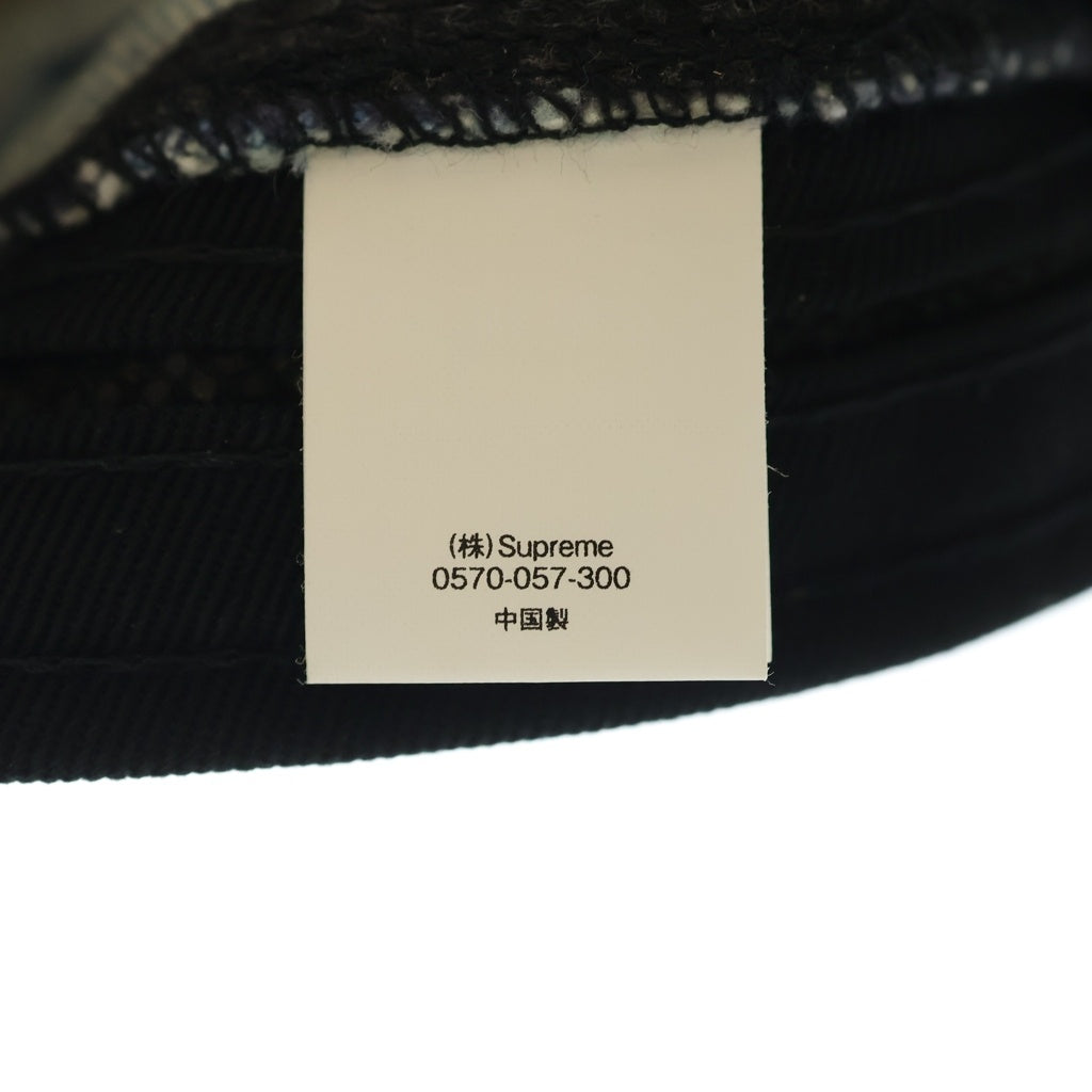 SUPREME(シュプリーム) 21SS Frayed Logos Denim Camp Cap フレイド ロゴ デニム キャンプ キャップ 帽子 インディゴ