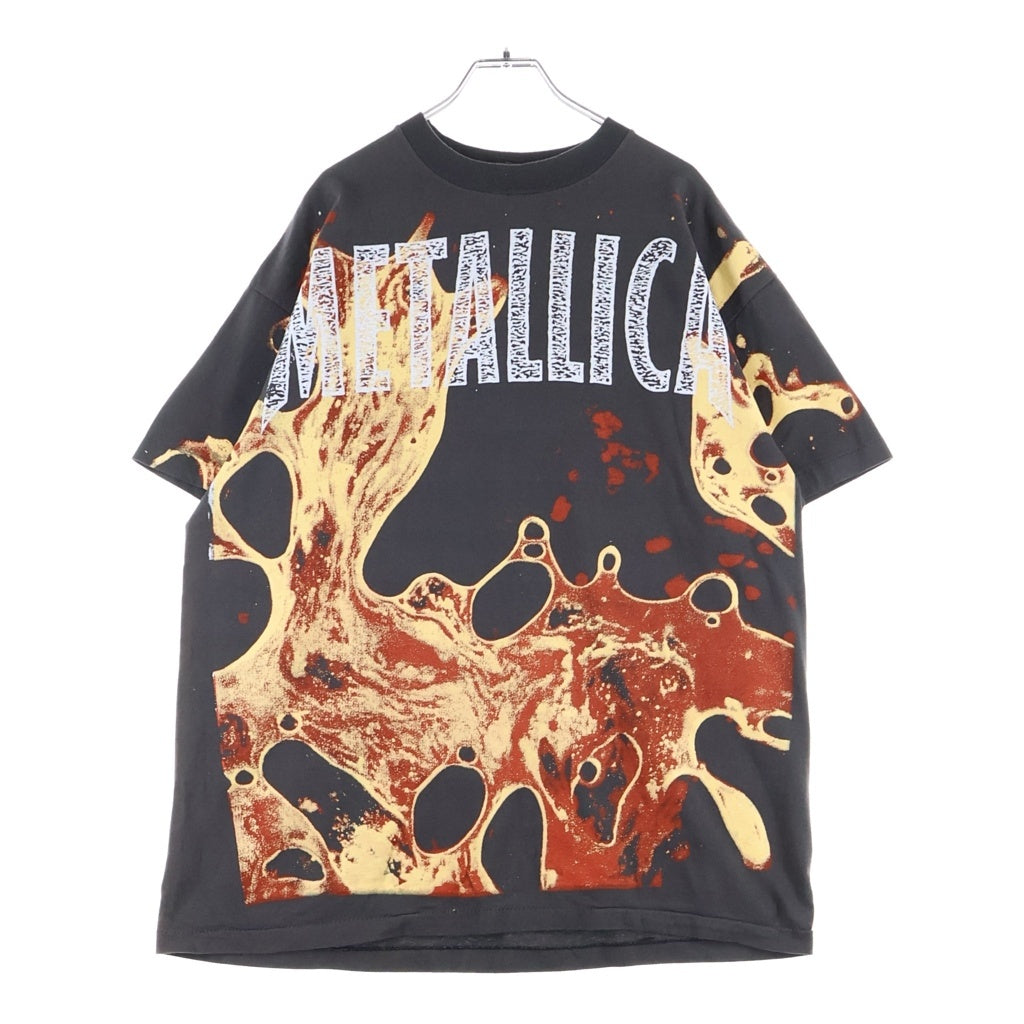 VINTAGE(ヴィンテージ) 90S VINTAGE METALLICA Load ALL-Over Print ヴィンテージ ロード オールオーバー クルーネック 半袖Tシャツカットソー ブラック