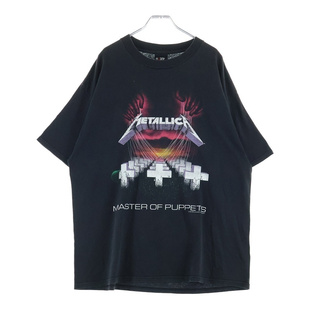 VINTAGE(ヴィンテージ) 90S VINTAGE METALLICA MASTER OF PURPETS ヴィンテージ メタリカ マスターオブパペット クルーネック 半袖Tシャツカットソー ブラック
