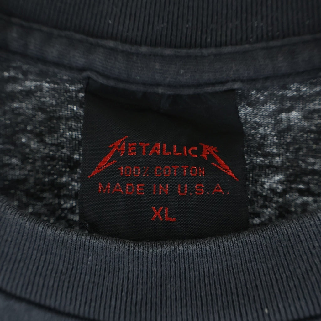VINTAGE(ヴィンテージ) 90S VINTAGE METALLICA Careful What You Wish For ヴィンテージ メタリカ パスヘッド ケアフル ワット ユーウィッシュ フォアー クルーネック 半袖Tシャツカットソー ブラック