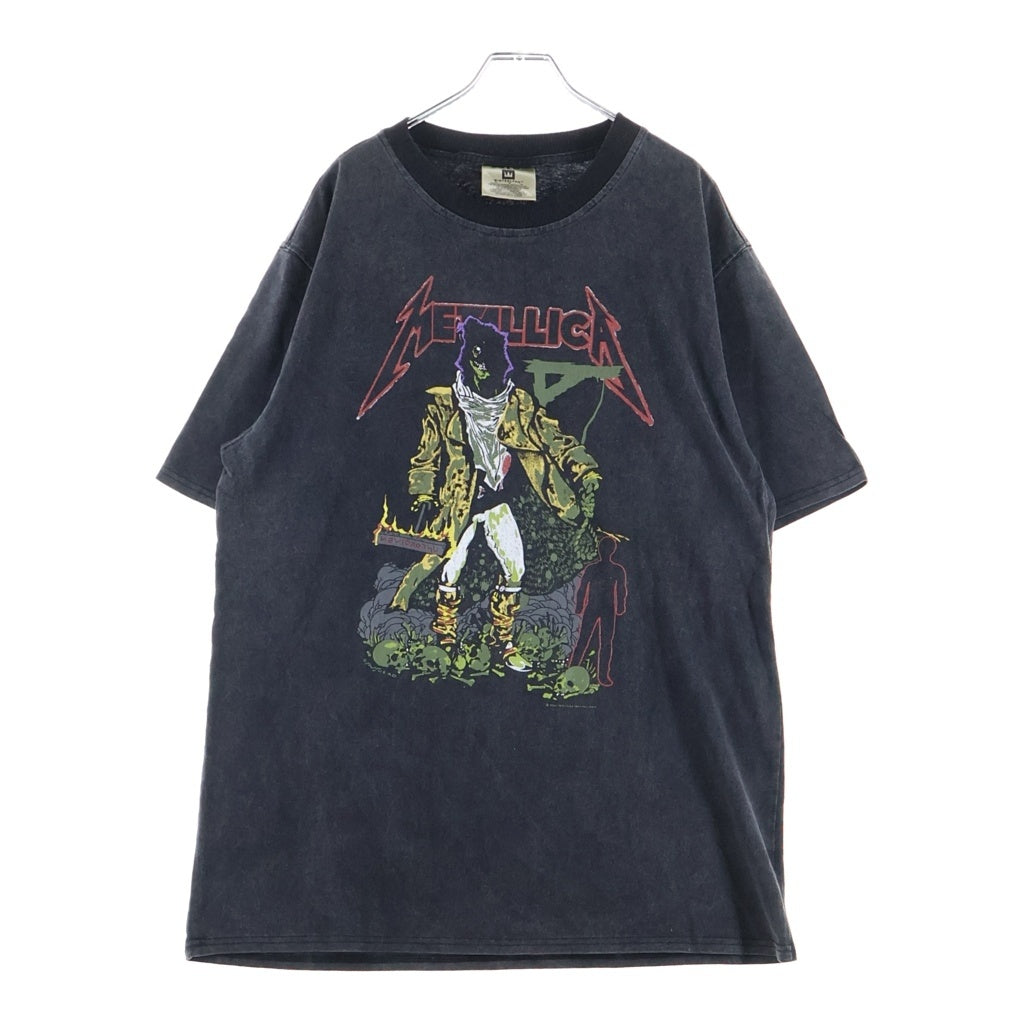 VINTAGE(ヴィンテージ) 90S VINTAGE METALLICA PUSHEAD UNFORGIVEN ヴィンテージ メタリカ パスヘッド アンフォーギブン 両面プリント クルーネック 半袖Tシャツカットソー ブラック