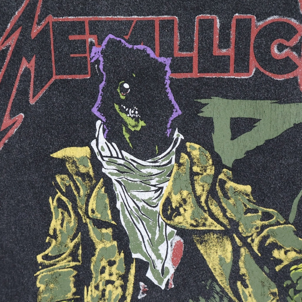 VINTAGE(ヴィンテージ) 90S VINTAGE METALLICA PUSHEAD UNFORGIVEN ヴィンテージ メタリカ パスヘッド アンフォーギブン 両面プリント クルーネック 半袖Tシャツカットソー ブラック