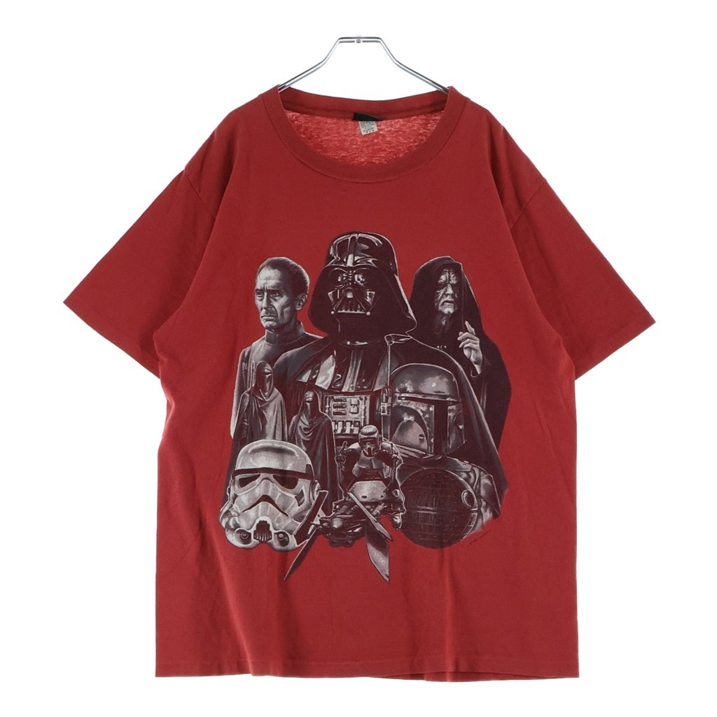 VINTAGE(ヴィンテージ) 90S VINTAGE STAR WARS DARTH VADER ヴィンテージ スターウォーズ ダース ベイダー プリント クルーネック 半袖Tシャツカットソー レッド