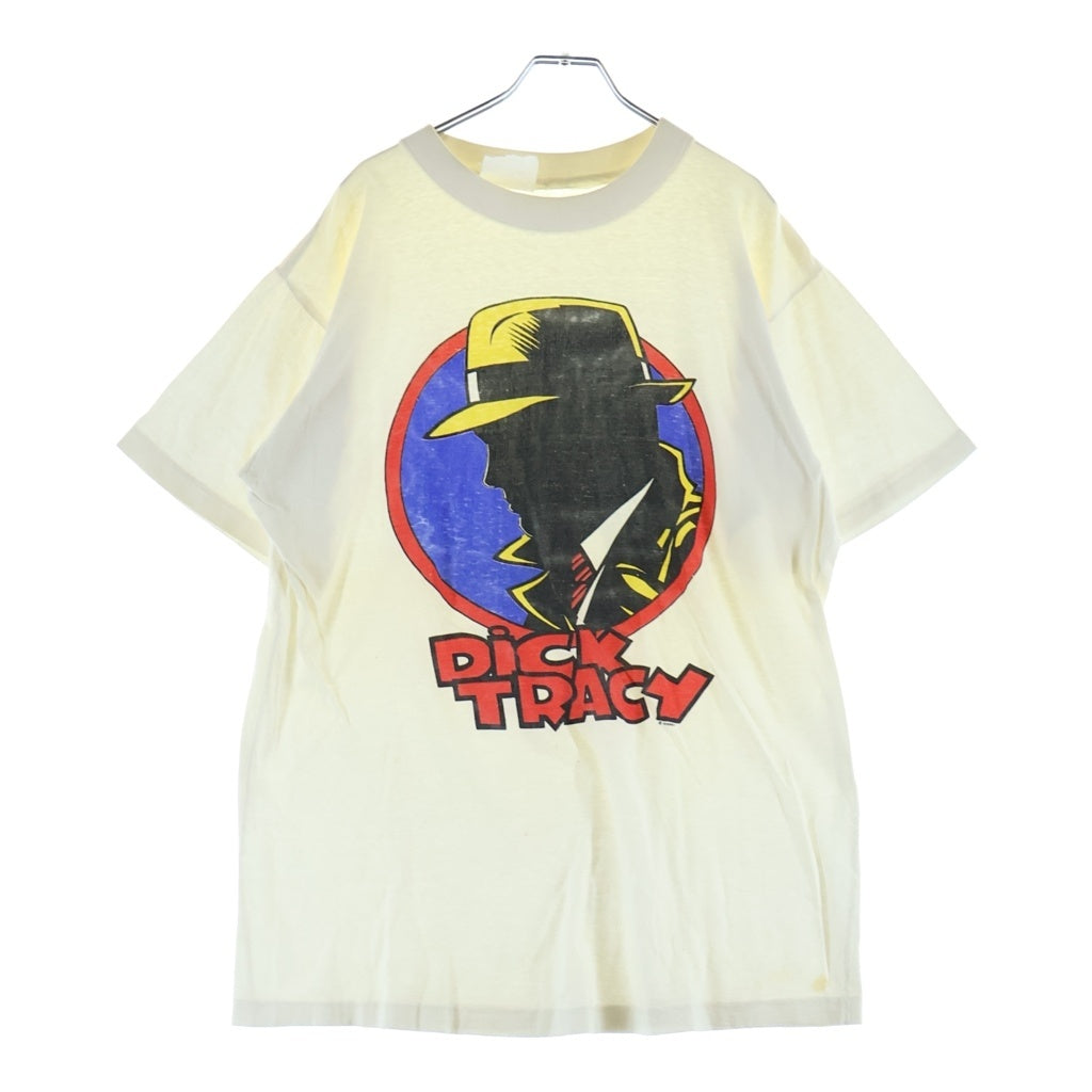 VINTAGE(ヴィンテージ) 90S VINTAGE DICK TRACY ヴィンテージ ディック トレイシー クルーネック 半袖Tシャツカットソー ホワイト