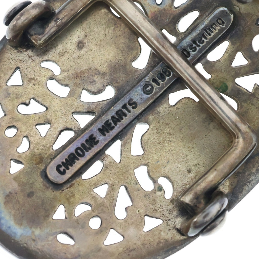CHROME HEARTS(クロムハーツ) OVAL CROSS STRAP1.5クラシックオーバルクロスバックル シルバー BCA359