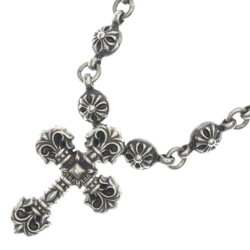 CHROME HEARTS(クロムハーツ) #1 CRSBL CHN FILIG CRS クロスボールチェーン フィリグリークロスXS ネックレス シルバー BCA191
