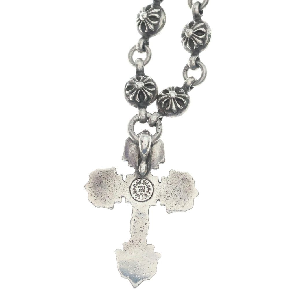 CHROME HEARTS(クロムハーツ) #1 CRSBL CHN FILIG CRS クロスボールチェーン フィリグリークロスXS ネックレス シルバー BCA191