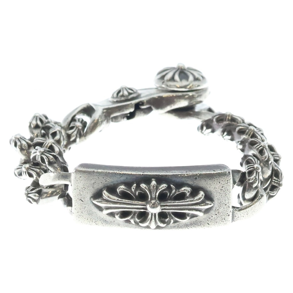 CHROME HEARTS(クロムハーツ) FLORAL CLIP ID EX FANCY CHAIN フローラルクロス クリップID エクストラファンシーリンク ブレスレット