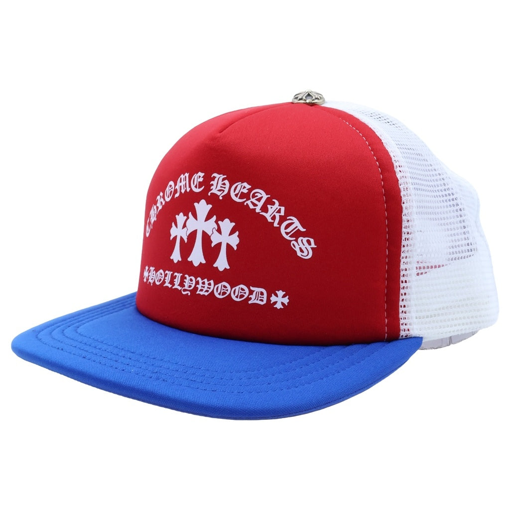 CHROME HEARTS(クロムハーツ) TRUCKER CAP ING TACO キングタコ トラッカーキャップ 帽子 レッド/ホワイト/ブルー