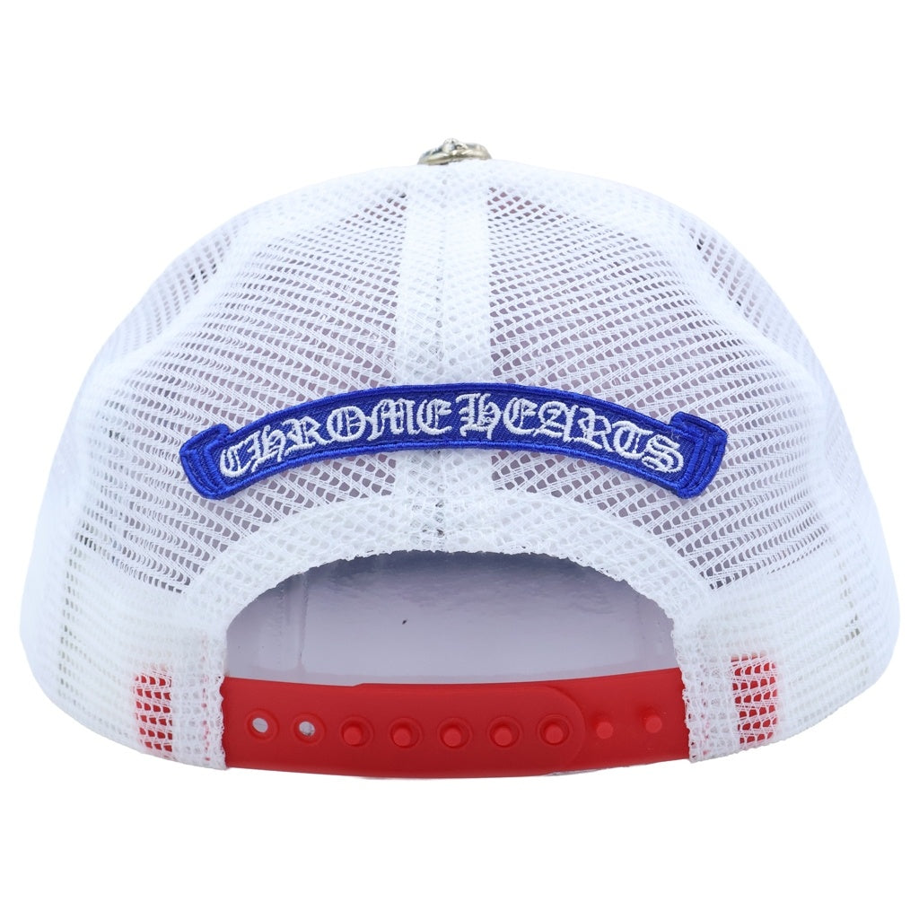 CHROME HEARTS(クロムハーツ) TRUCKER CAP ING TACO キングタコ トラッカーキャップ 帽子 レッド/ホワイト/ブルー