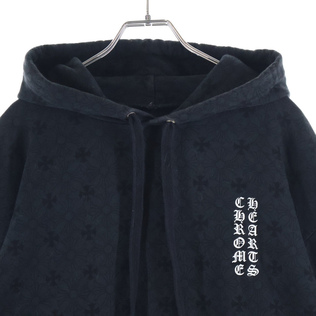 CHROME HEARTS(クロムハーツ) SWTSHRT PLVR CHプラス総柄 スウェット プルオーバーパーカーブラック