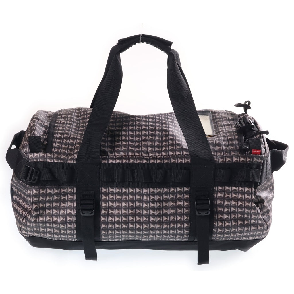 SUPREME(シュプリーム) 21SS ×THE NORTH FACE Studded Small Base Camp Duffle Bag ザ ノースフェイス スタッズプリント ダッフルバッグ ボストンバッグ グレー NM82124I