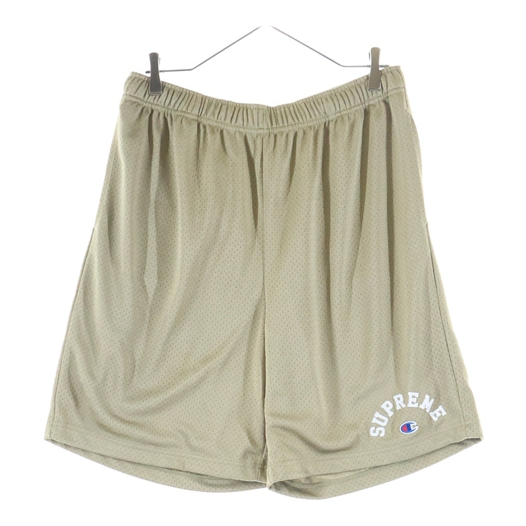 SUPREME(シュプリーム) 24SS ×Champion Mesh Short チャンピオン メッシュ ショーツ ショート ハーフパンツ ベージュ