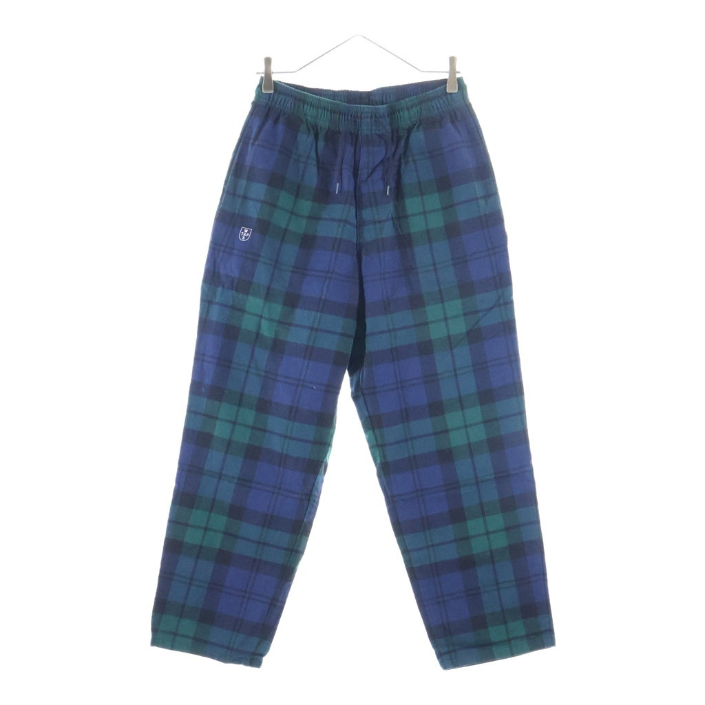 WTAPS(ダブルタップス) 22AW SEAGULL TROUSERS COTTON. FLANNEL シーガル 03 トラウザー チェック柄 フランネル ロングパンツ グリーン/ネイビー 222TQDT-PTM02