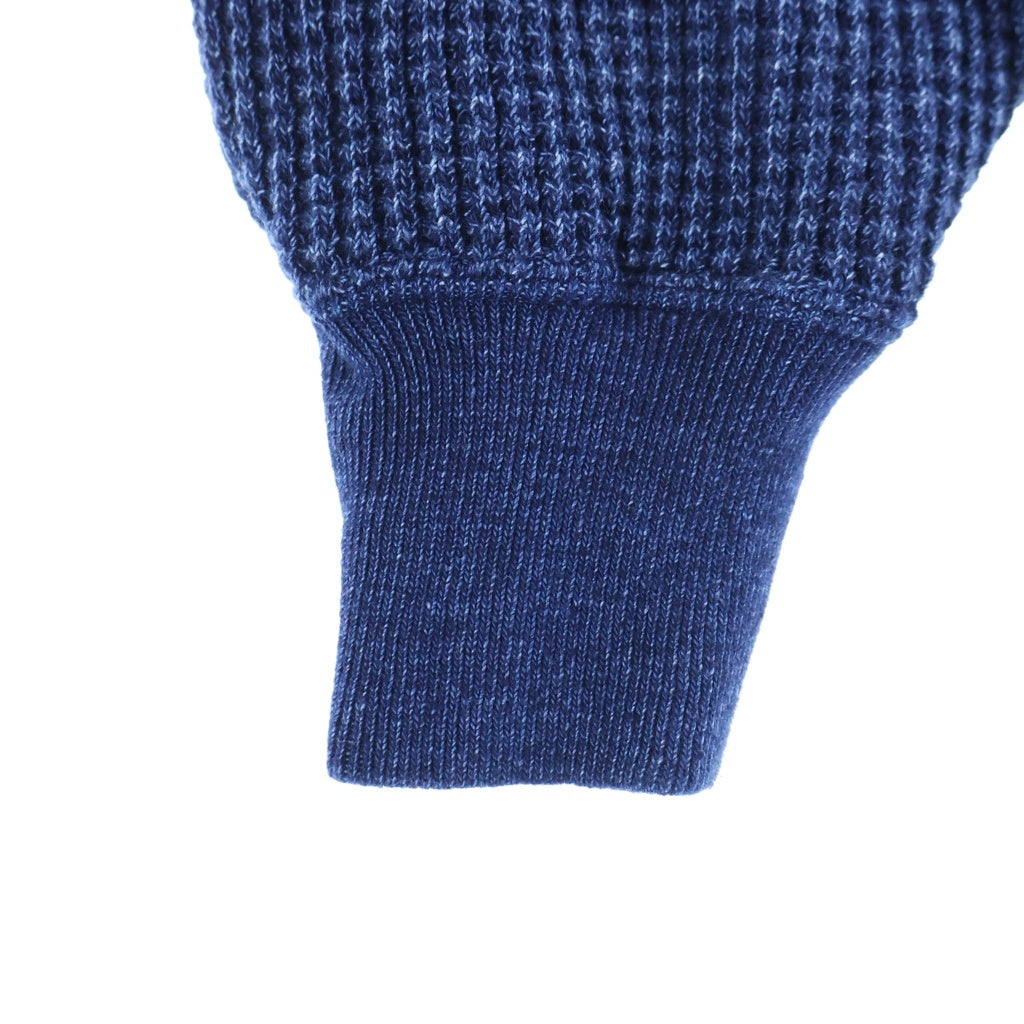 WTAPS(ダブルタップス) 22SS ALL 02 SWEATER / COTTON ワッフル クルーネック ニットセーター ネイビー 221ATDT-CSM36