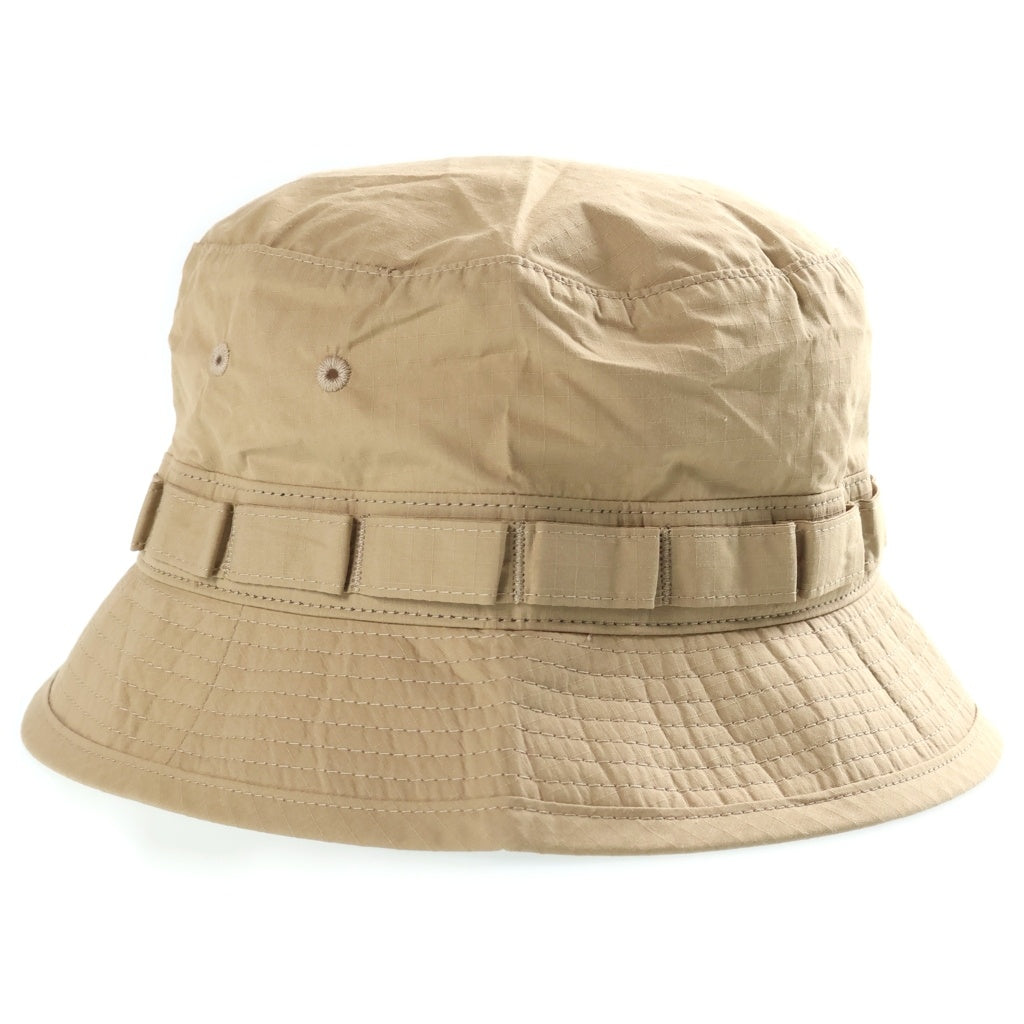 WTAPS(ダブルタップス) 22SS JUNGLE 01/HAT/NYCO.RIPSTOP.CORDURA リップストップ コーデュラ ナイロン バケットハット 帽子 ベージュ 221HCDT-HT13