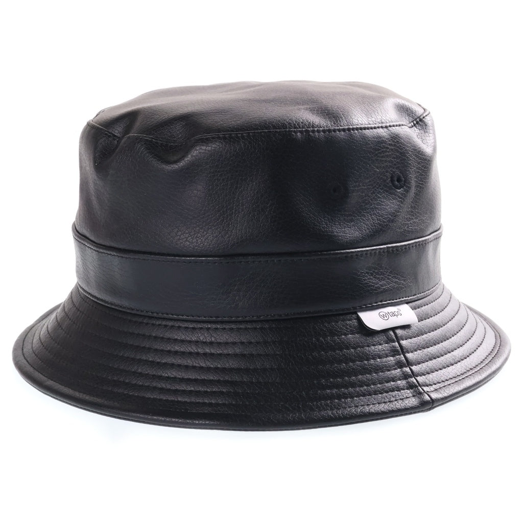 WTAPS(ダブルタップス) 22AW フェイクファー レザーバケットハット ブラック 222HCDT-HT10