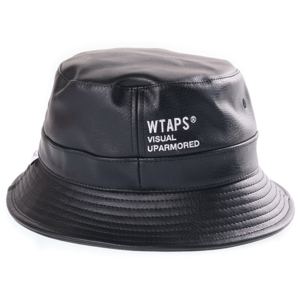 WTAPS(ダブルタップス) 22AW フェイクファー レザーバケットハット ブラック 222HCDT-HT10