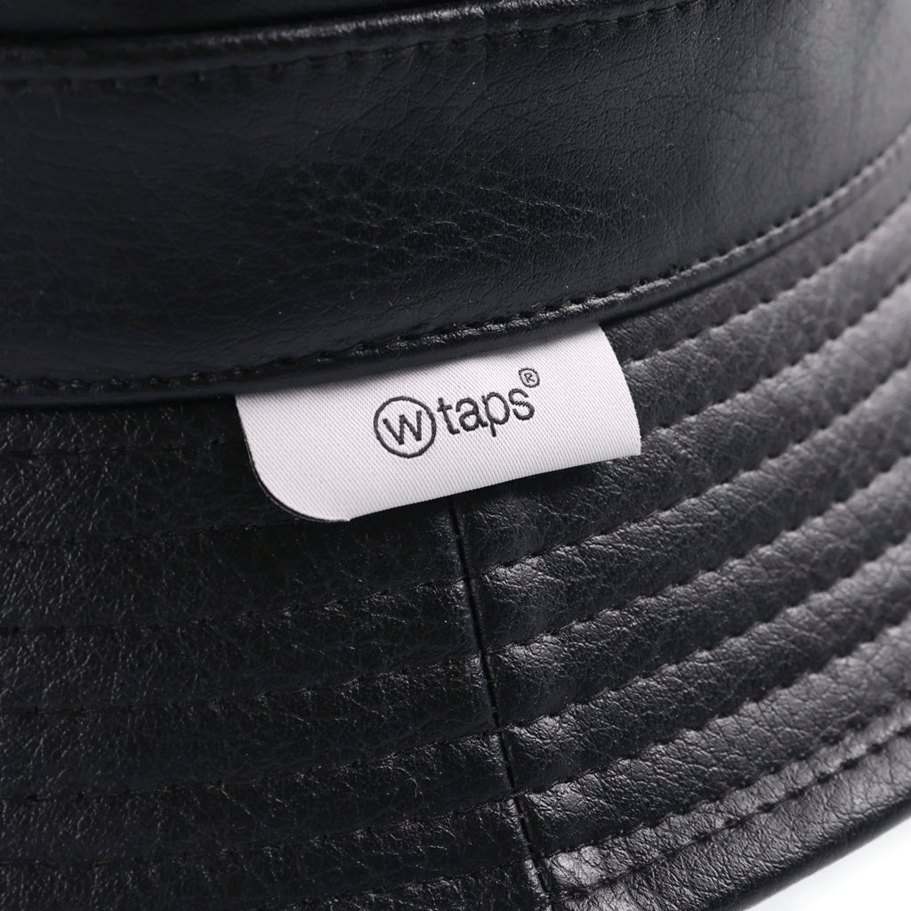 WTAPS(ダブルタップス) 22AW フェイクファー レザーバケットハット ブラック 222HCDT-HT10