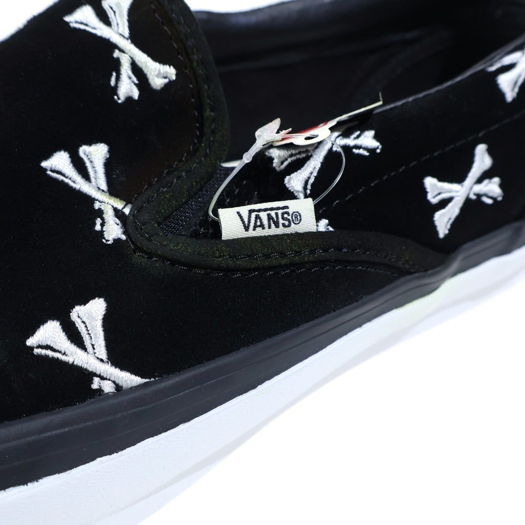 VANS(ヴァンズ) ×WTAPS OG CLASSIC SLIP-ON ダブルタップス クラシック スリッポン キャンバス ローカットスニーカー ブラック US10/28cm VN0A45JKK08