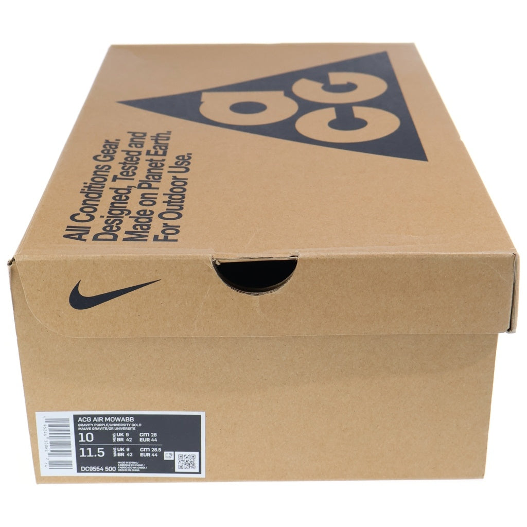NIKE(ナイキ) ACG AIR MOWABB エアモワブ ハイカットスニーカー US10/28cm パープル DC9554-500