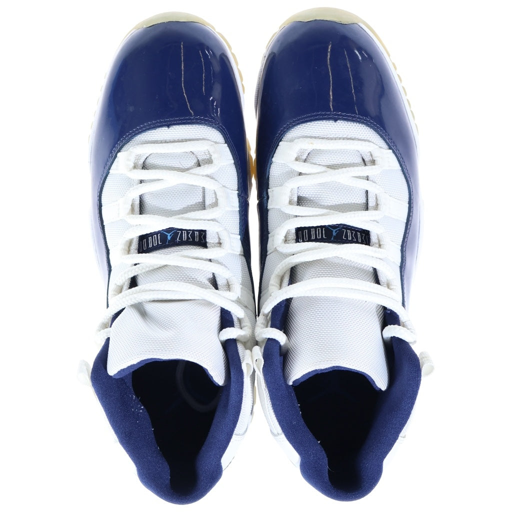 NIKE(ナイキ) AIR JORDAN 11 RETRO WIN LIKE 82 エアジョーダン11 レトロ ウィンライク82 ハイカットスニーカー ブルー US10/28cm 378037-123