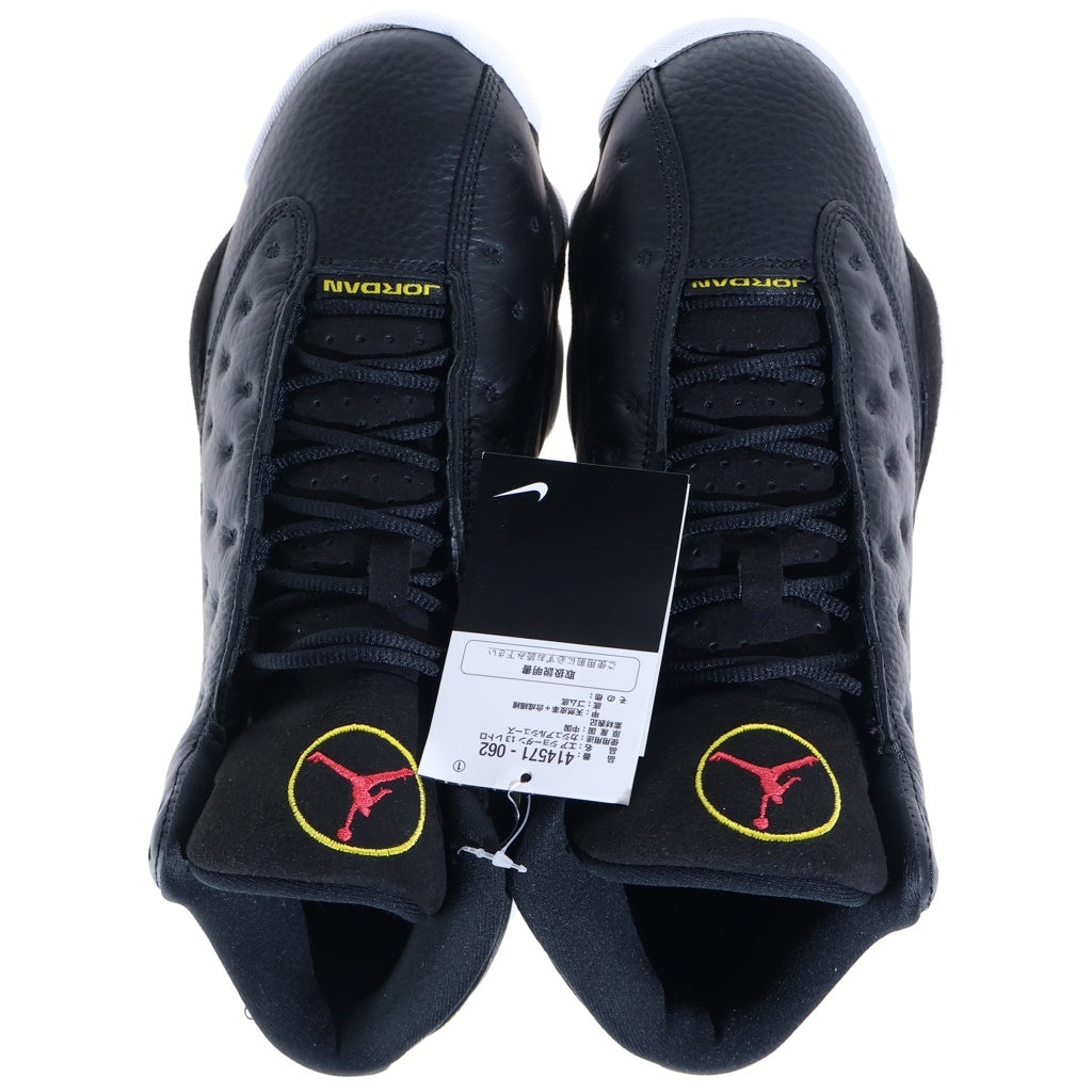 NIKE(ナイキ) AIR JORDAN 13 RETRO PLAYOFFS エアジョーダン レトロ レザーハイカットスニーカー ブラック/レッド US10/28cm 414571-062