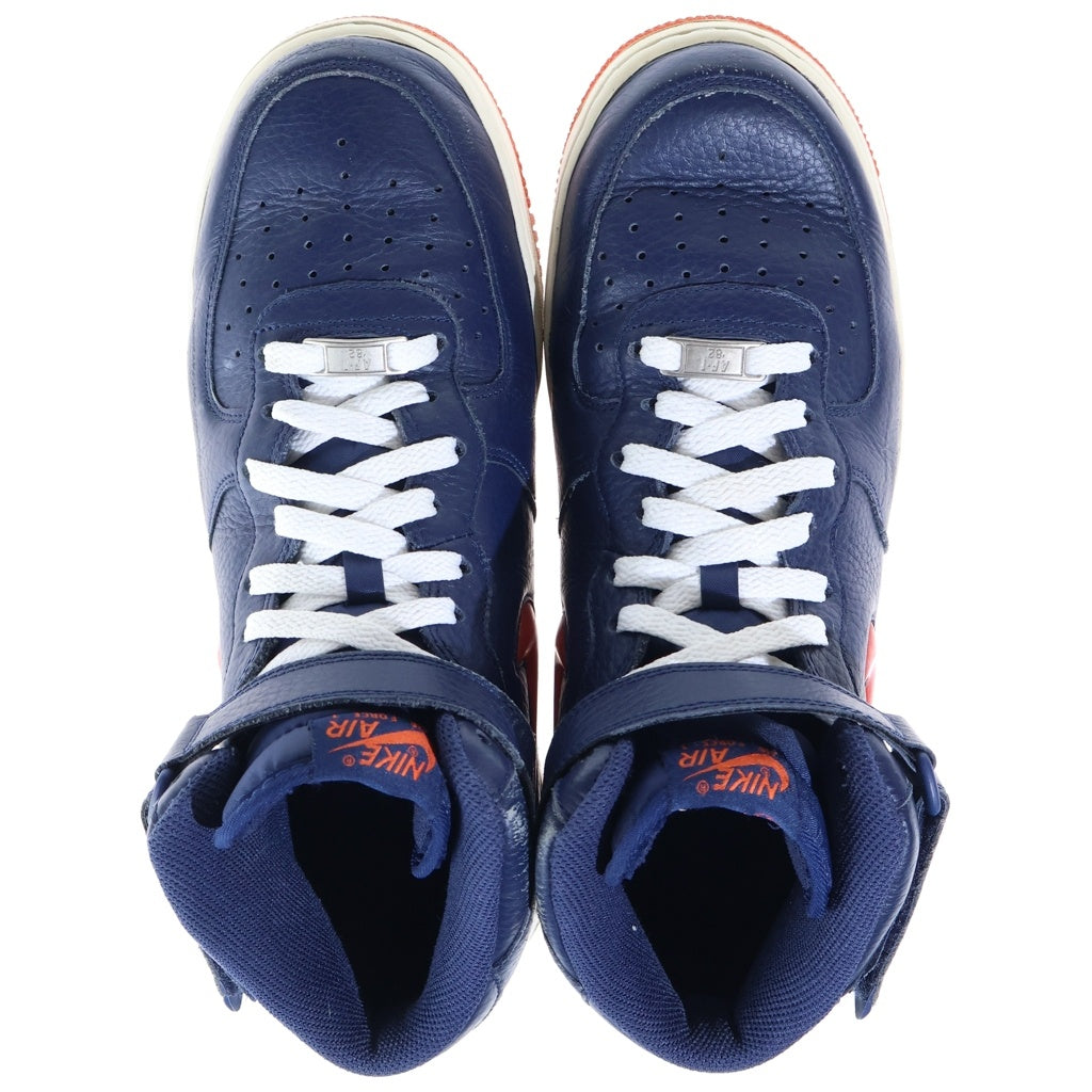 NIKE(ナイキ) AIR FORCE 1 MID NYC JEWEL エアフォース1 ミッド ニューヨークシティ ジュエル ハイカットスニーカー ネイビー US10/28cm 315123-402