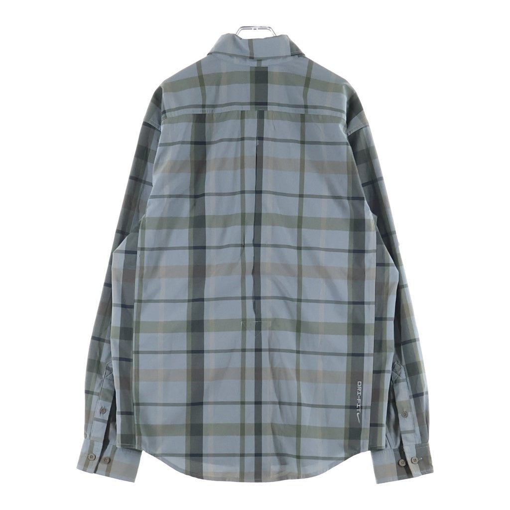 NIKE ACG(ナイキエーシージー) DRI FIT DEVASTATION TRAIL L/S SHIRT ドライフィット UV デヴァステイト トレイル 長袖シャツ カーキ
