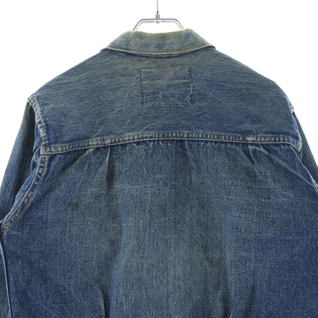 Levi's(リーバイス) 40S 506XX 1st BIG E 均等V 片面タブ スライドバックル デニムジャケット インディゴ