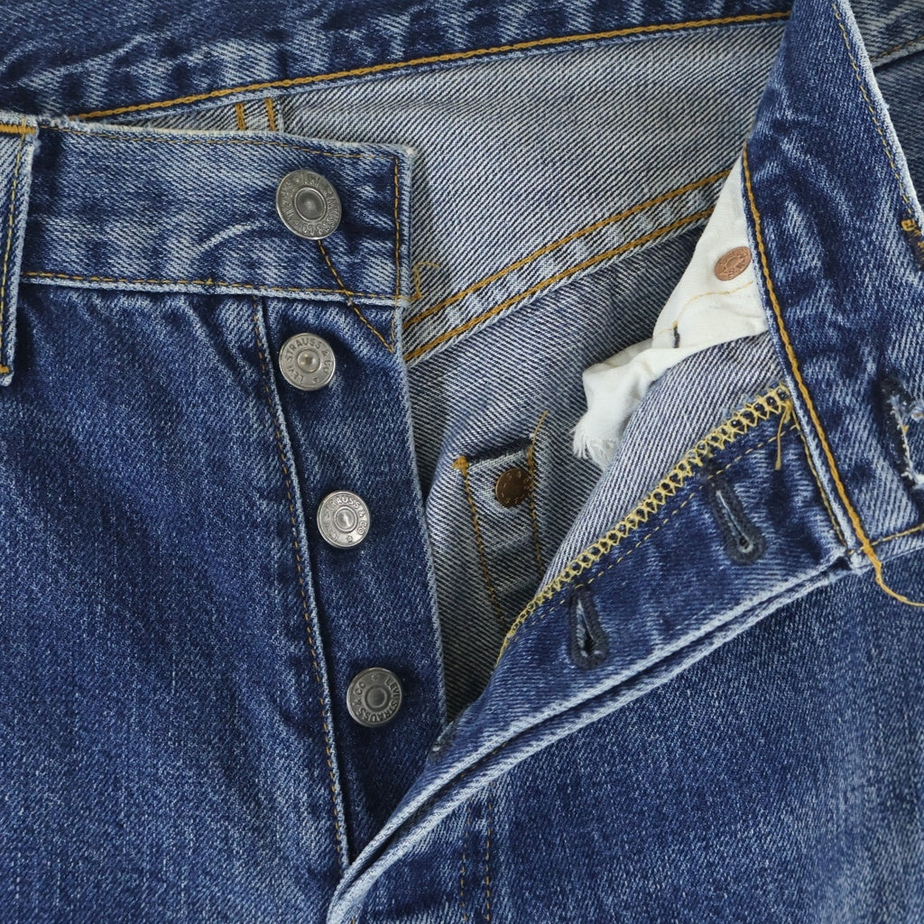 Levi's(リーバイス) 90S VINTAGE 501XX BIG E ボタン裏555 55年製 復刻 ストレート デニムパンツ インディゴ