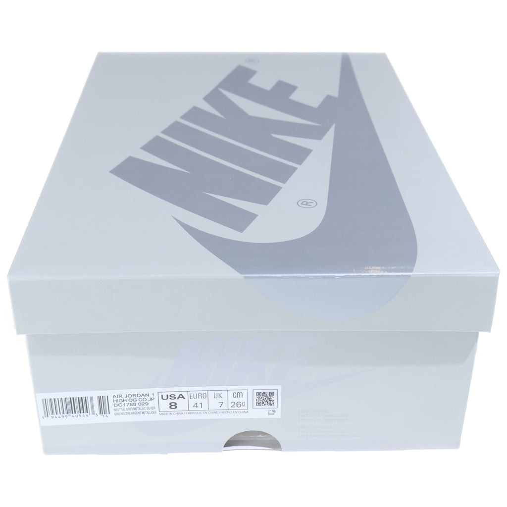 NIKE(ナイキ) AIR JORDAN 1 RETRO HIGH OG CO.JP/TOKYO エアジョーダン1 トウキョウ ハイカットスニーカー シルバー US8/26cm DC1788-029