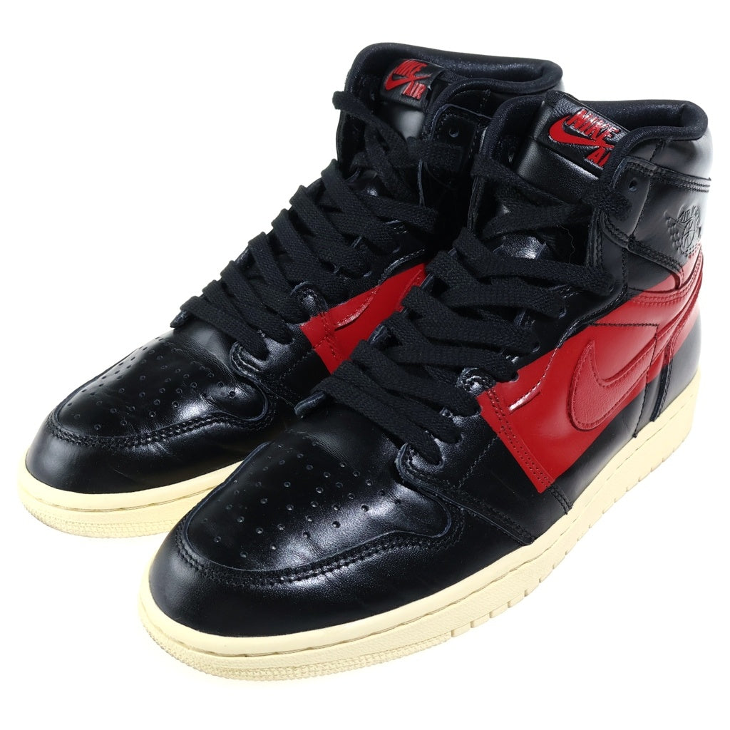 NIKE(ナイキ) AIR JORDAN 1 RETRO HIGH OG COUTURE エアジョーダン1 レトロ クチュール ハイカットスニーカー ブラック/レッド US8/26cm BQ6682-006