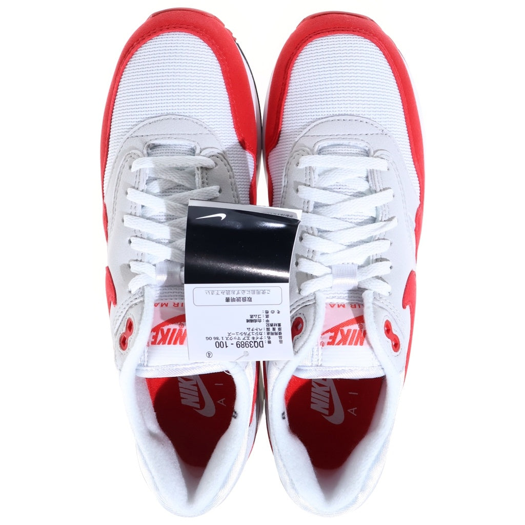 NIKE(ナイキ) AIR MAX 1 OG BIG BUBBLE RED エアマックス1 86 オリジナル ローカットスニーカー レッド/ホワイト US8/26cm DQ3989-100
