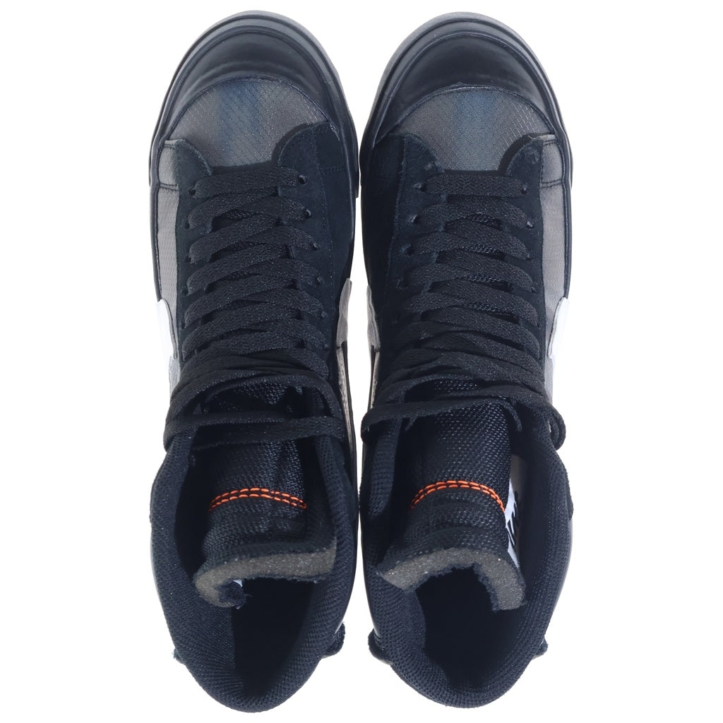 NIKE(ナイキ) ×OFF-WHITE BLAZER MID GRIM REAPER ブレーザーミッドグリムリーパー ミッドカットスニーカー ブラック US8.5/26.5cm AA3832-001