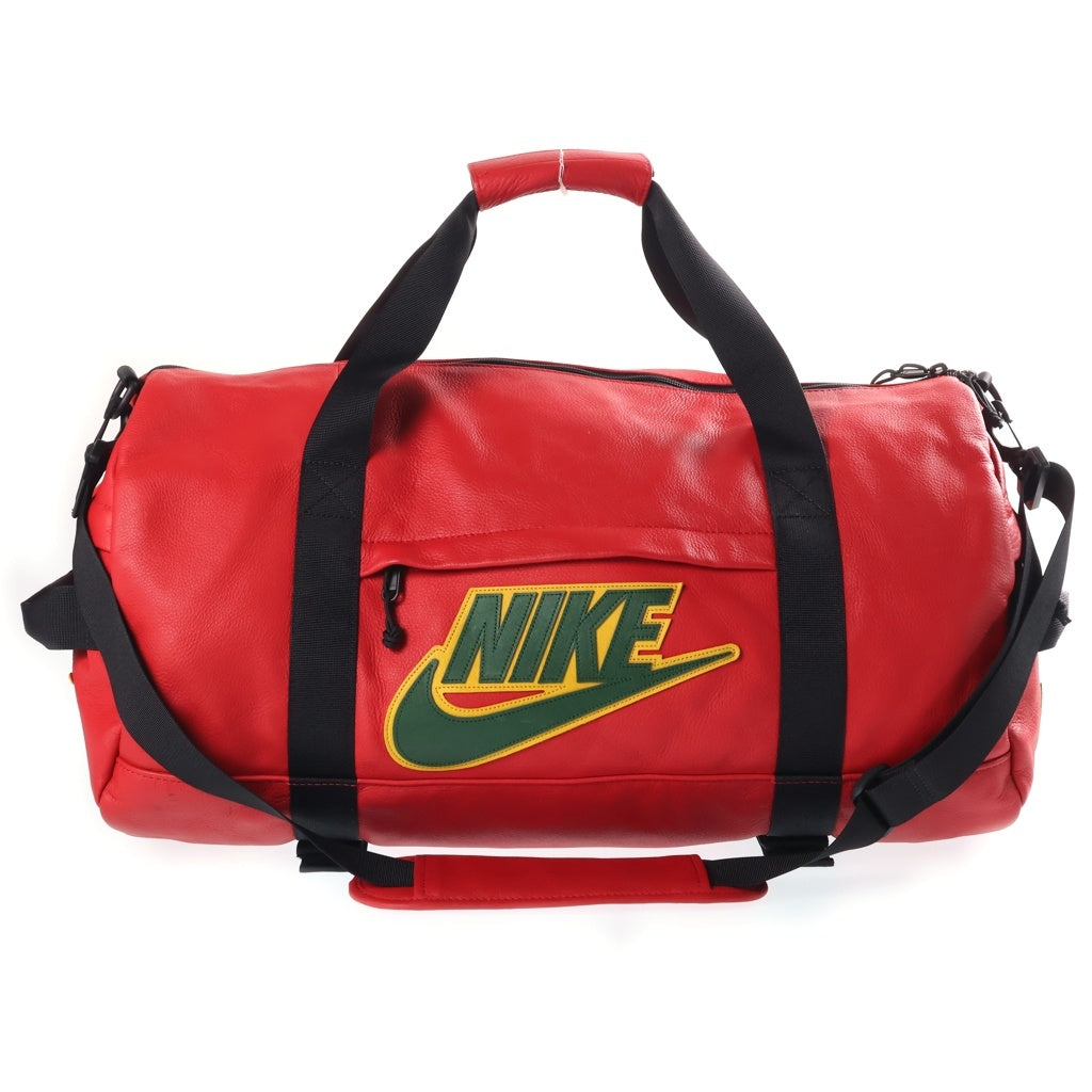 SUPREME(シュプリーム) 19AW ×NIKE Leather Duffel Bag ナイキ レザーダッフルバッグ レッド CN4503-687