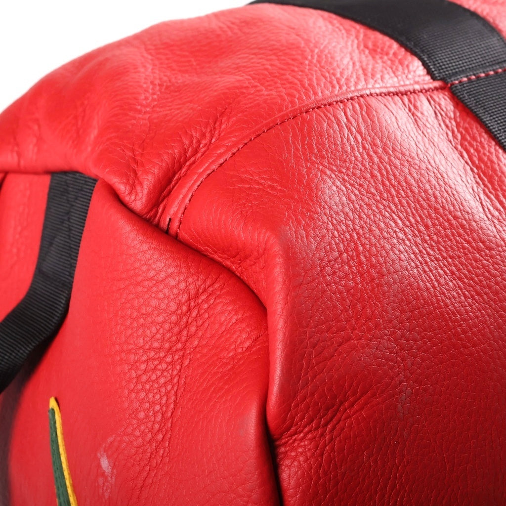 SUPREME(シュプリーム) 19AW ×NIKE Leather Duffel Bag ナイキ レザーダッフルバッグ レッド CN4503-687