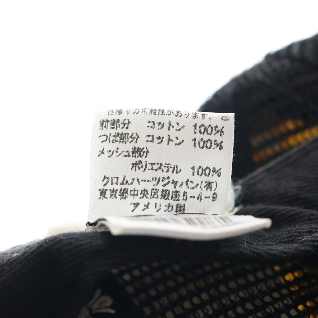 CHROME HEARTS(クロムハーツ) TRUCKER CAP トラッカー メッシュキャップ 帽子 ブラック/ホワイト