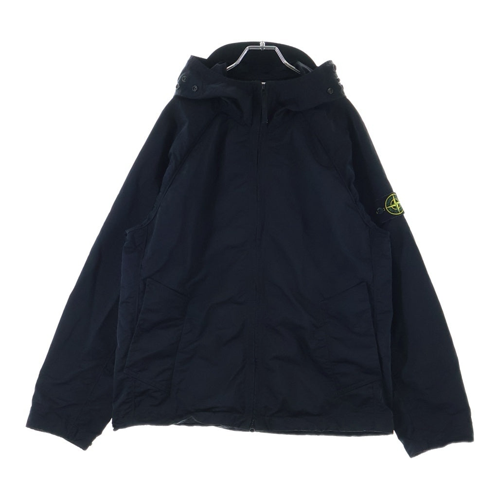 STONE ISLAND(ストーンアイランド) 23SS ロゴワッペン ジップアップ ナイロンジャケット ブラック 781540130