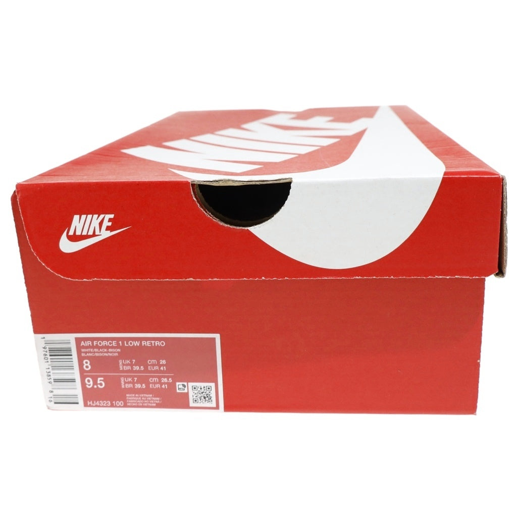 NIKE(ナイキ) AIR FORCE 1 LOW RETRO ESCAPE HJ4323-100 エアフォース1 ロー レトロ エスケープ ローカットスニーカー ブラウン US8/26cm