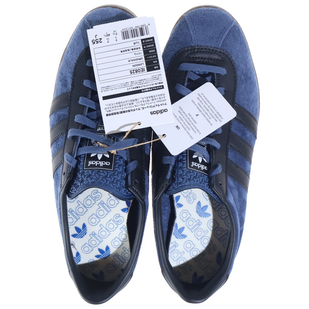 adidas(アディダス) LONDON ロンドン スウェード ローカットスニーカー ブルー US7.5/25.5cm IE0825