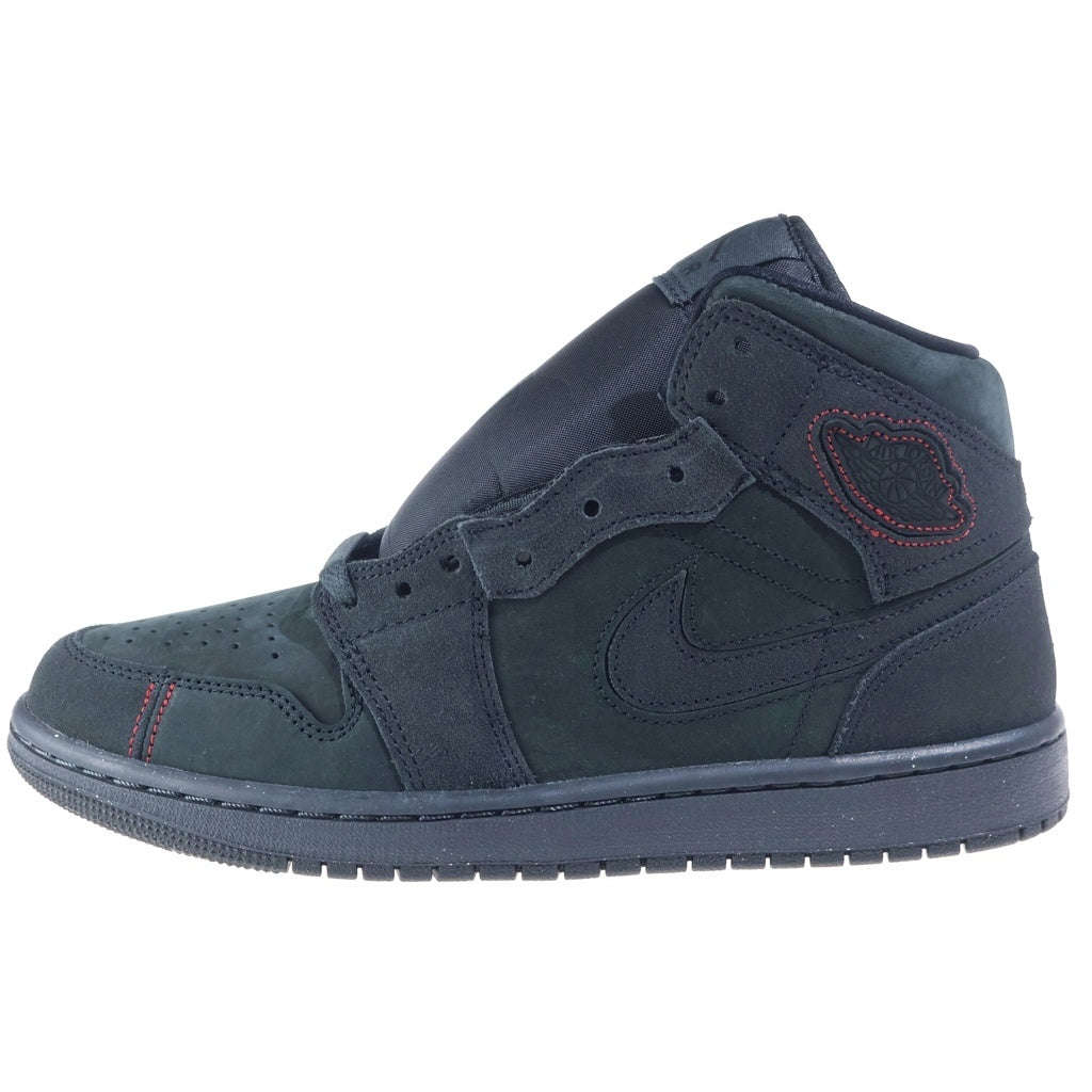 NIKE(ナイキ) AIR JORDAN 1 MID CRAFT FD8634-001 エアジョーダン1 ミッド SE クラフト ミッドカットスニーカー ブラック US7.5/25.5cm