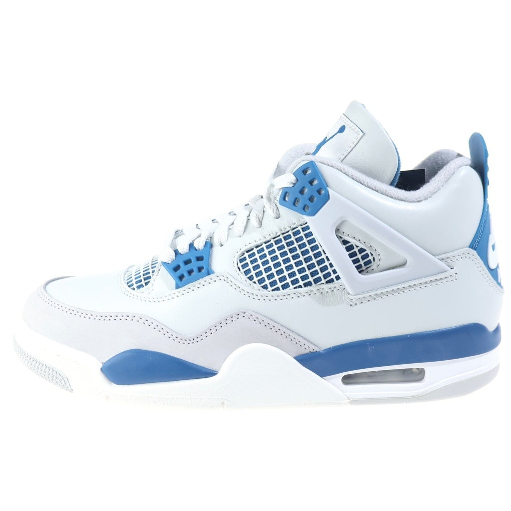 NIKE(ナイキ) AIR JORDAN 4 RETRO INDUSTRIAL BLUE FV5029-141 エアジョーダン4 レトロ インダストリアルブルー ハイカットスニーカー ホワイト/ブルー US8/26cm
