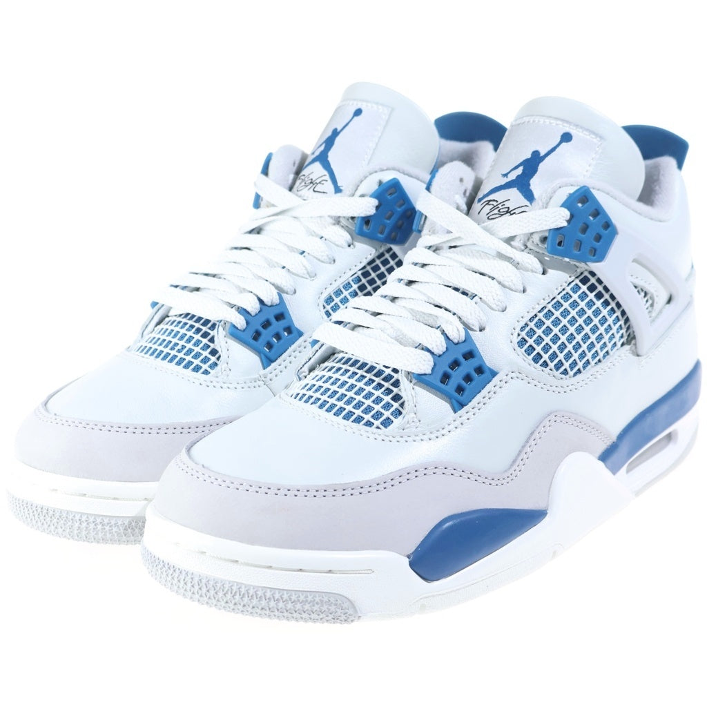 NIKE(ナイキ) AIR JORDAN 4 RETRO INDUSTRIAL BLUE FV5029-141 エアジョーダン4 レトロ インダストリアルブルー ハイカットスニーカー ホワイト/ブルー US8/26cm