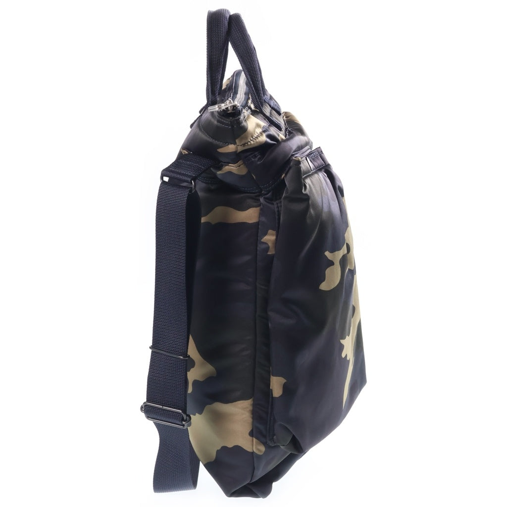 PORTER(ポーター) 迷彩柄 カウンター シェイド ヘルメットバッグ ネイビー/カーキ