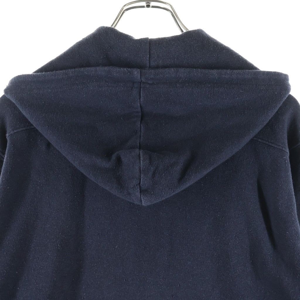 CHROME HEARTS(クロムハーツ) OLD オールド 袖クロスパッチ付き ダガー ハーフジップ スウェット プルオーバーパーカー ブラック