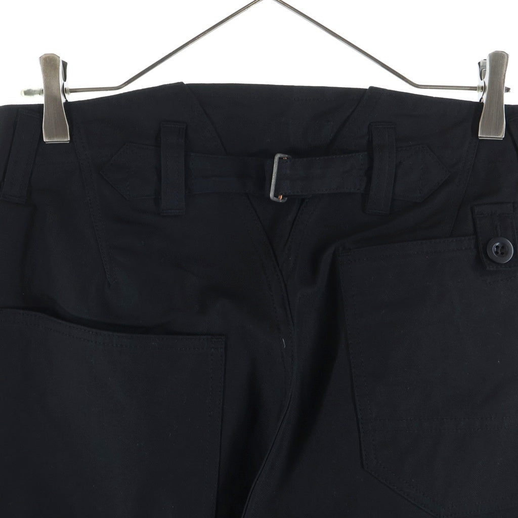 JUNYA WATANABE COMME des GARCONS(ジュンヤワタナベ コムデギャルソン) コットンサテンワイドパンツ ブラック WQ-P029-051-1-3