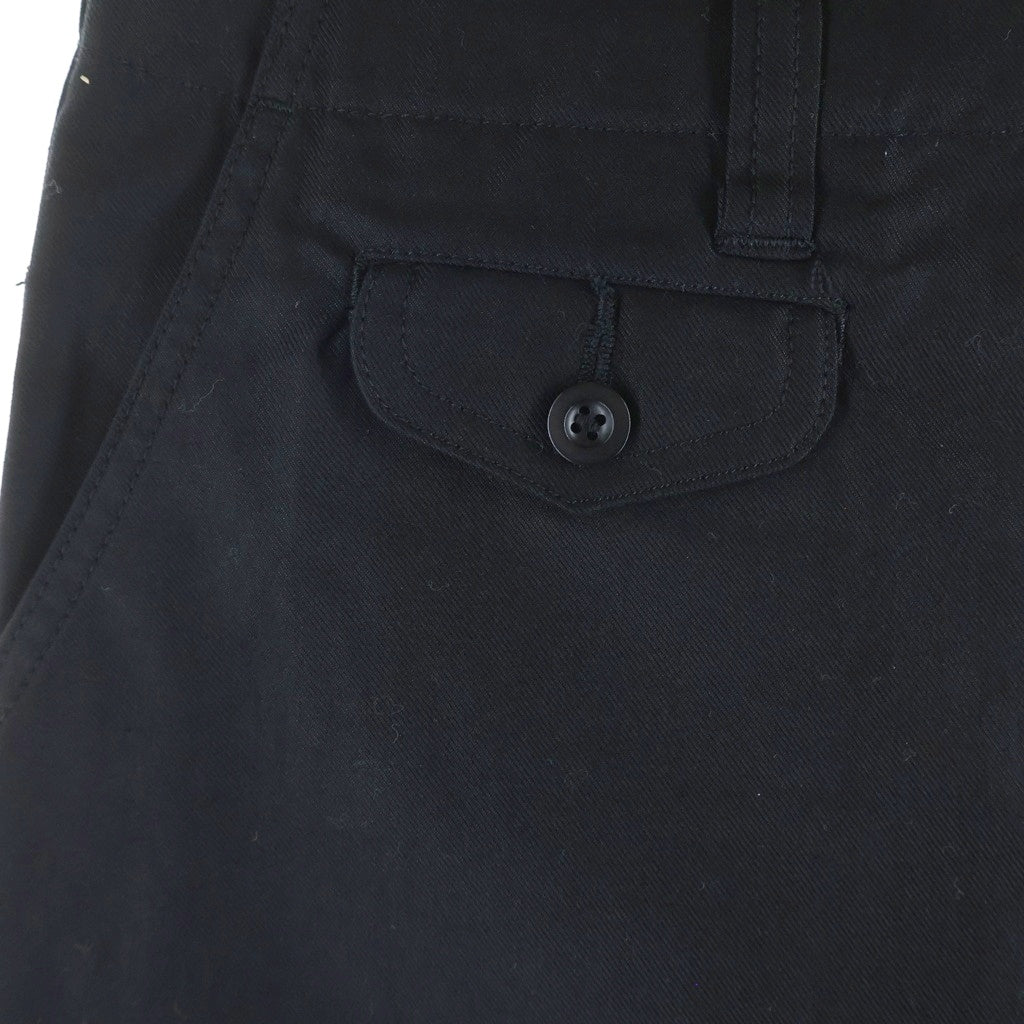 JUNYA WATANABE COMME des GARCONS(ジュンヤワタナベ コムデギャルソン) コットンサテンワイドパンツ ブラック WQ-P029-051-1-3