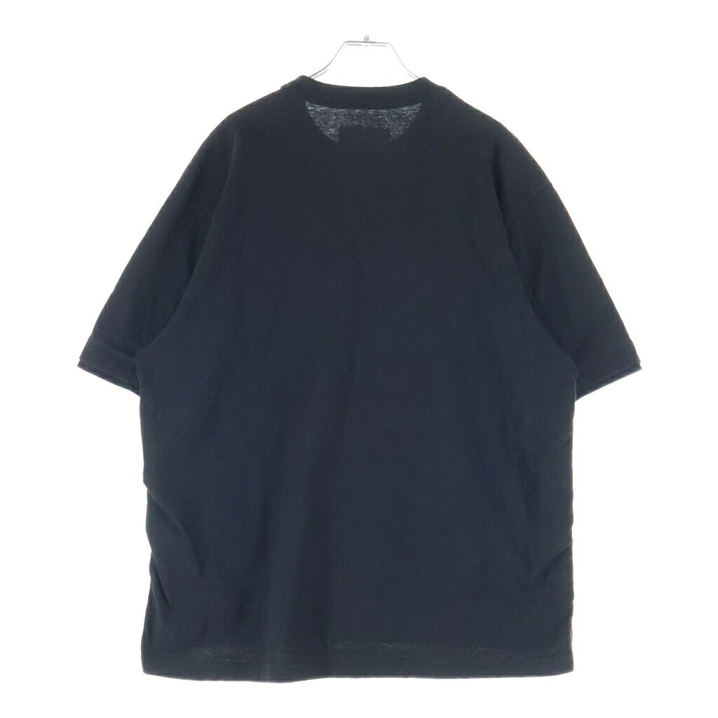 Sacai(サカイ) 22SS エンブロイダリー クルーネック 半袖Tシャツ カットソー ブラック 22-02794M